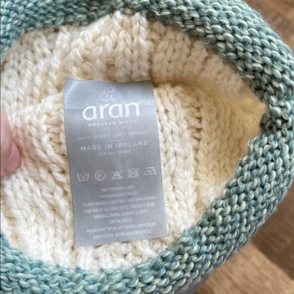 Aran Woolen Mills Merino Wool Beanie and Socks